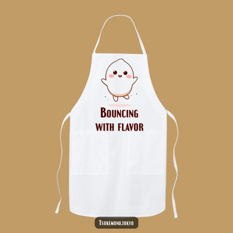 Funny Mochi Bounce Apron - Sweet Kitchen Fun, Hilarious Cooking Accessory and Perfect Funny Gift!