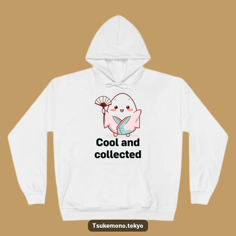 Funny Onigiri Kimono Fan Hoodie: Cozy & Cheerful Casual Wear Gift