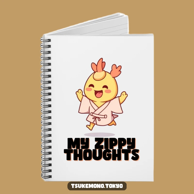 Funny Tempura Shrimp Yukata Notebook: Jot Down Excited Ideas Gift