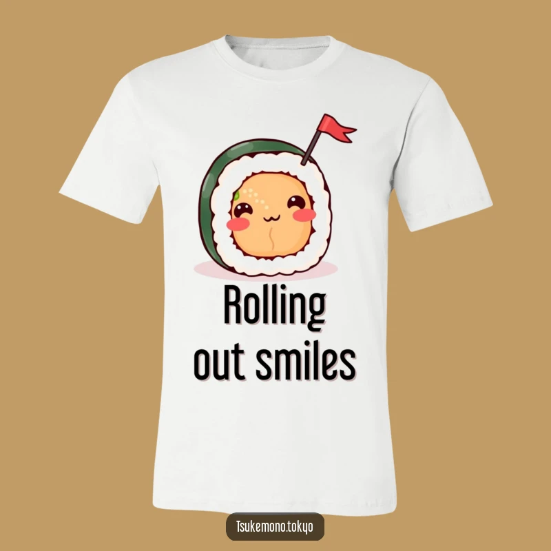 Funny Sushi Roll Flag T-Shirt - Wear Your Joyful Celebration