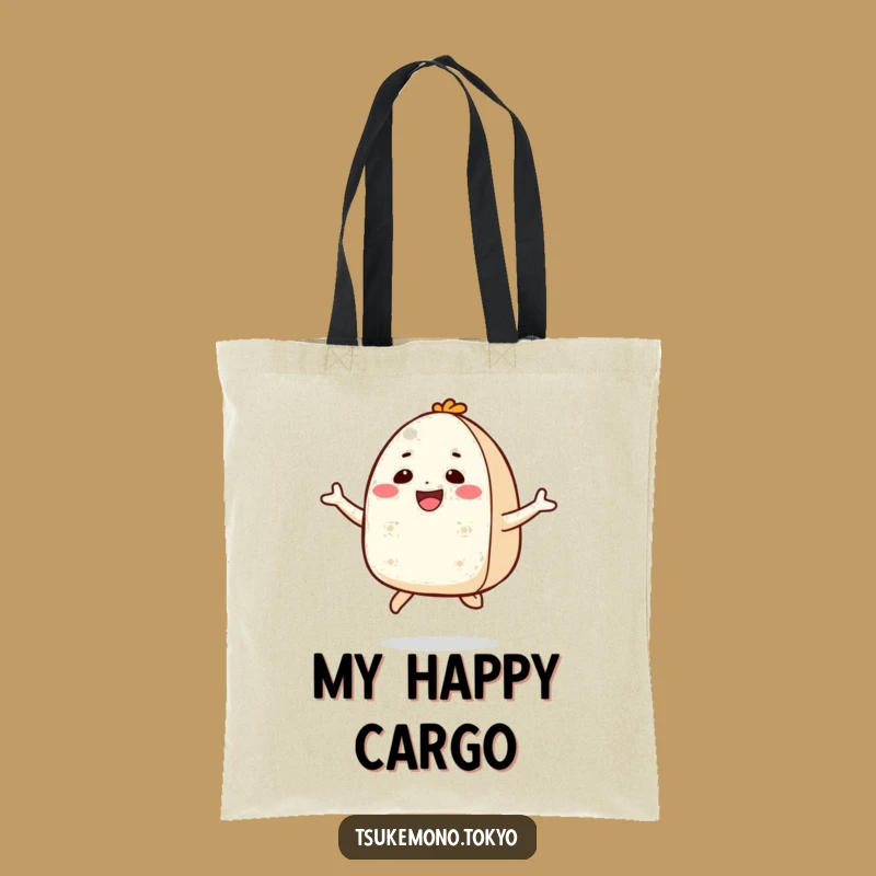 Funny Onigiri Jump Tote Bag - Carry Your Joy Everywhere